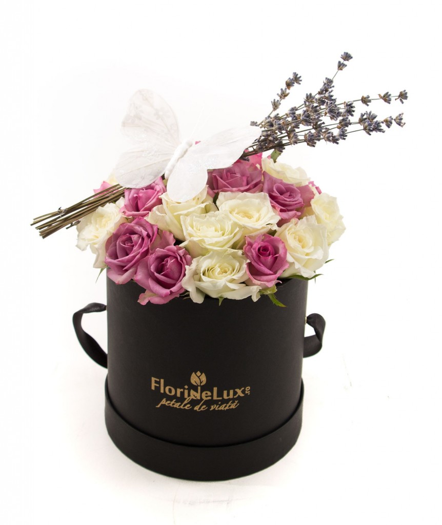 florarie online, cutie cu flori